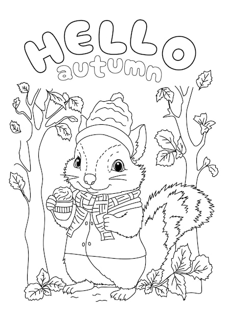 Desenho de Esquilo para colorir  Desenhos para colorir e imprimir gratis