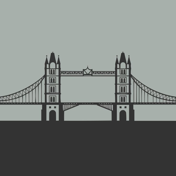 Vetor desenho plano de canais e gôndolas de veneza estilo minimalista monocromático trabalho de linha detalhado