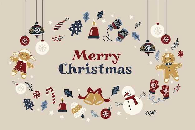 Desenho plano de fundo de natal
