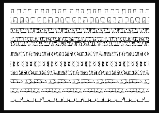 Vetor desenho técnico de roupas