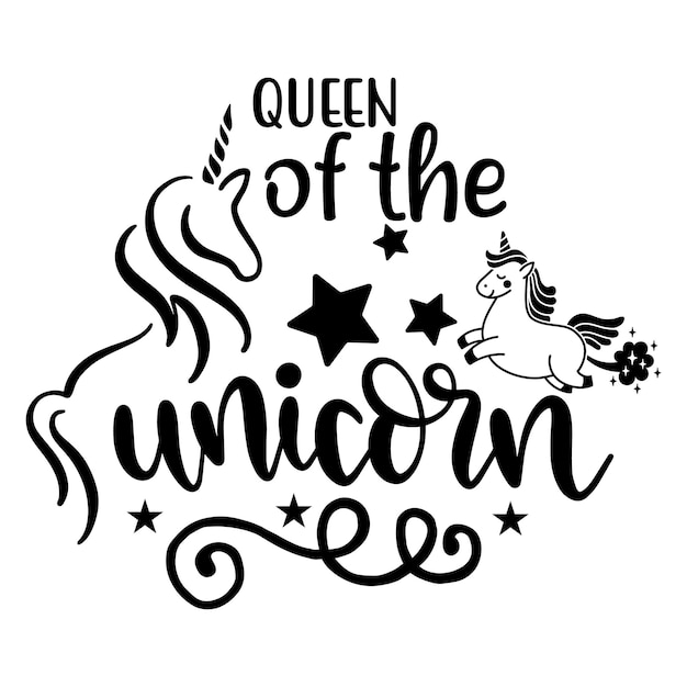 Vetor desenho unicorn svg