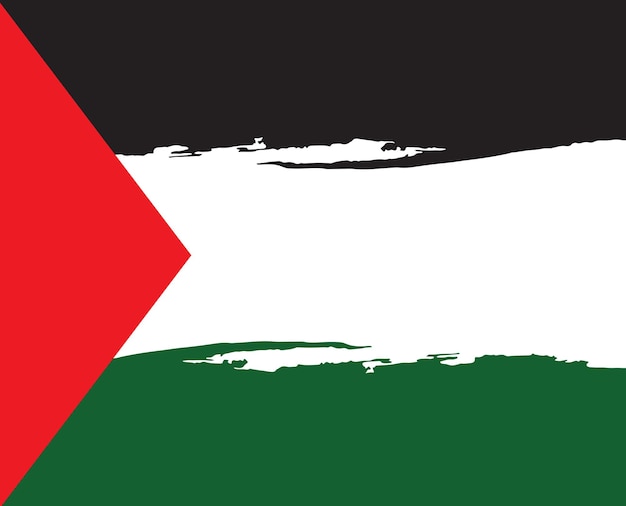 Vetor desenho vetorial da bandeira da palestina ilustração de fundo