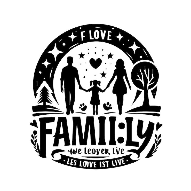 Vetor desenho vetorial de camisa svg da família