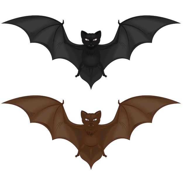 desenho de coleção de vetor de morcego-vampiro 484996 Vetor no Vecteezy