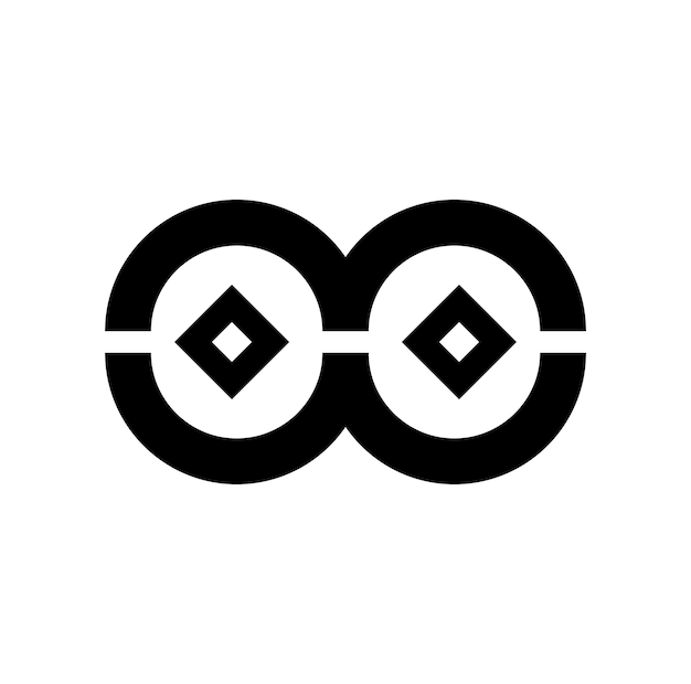 Desenho vetorial de símbolos infinitos