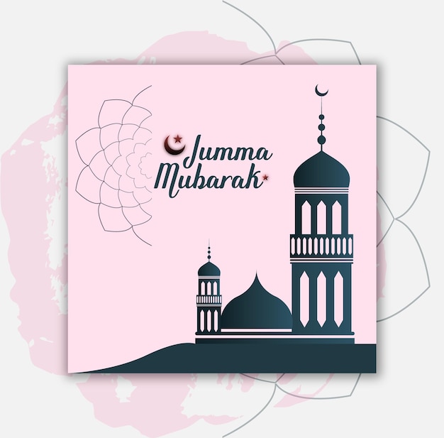 Vetor desenho vetorial jumma mubarak