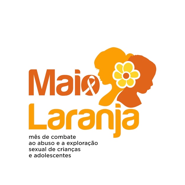 Desenho Vetorial Maio Laranja