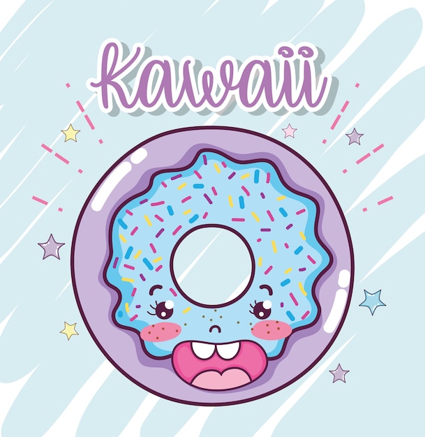 Desenhos animados bonitos do kawaii