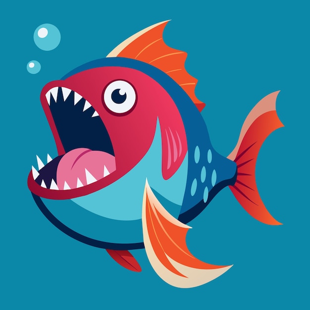 desenhos animados de peixes vetoriais