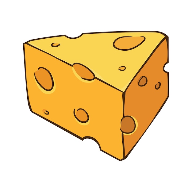 Desenhos animados de queijo