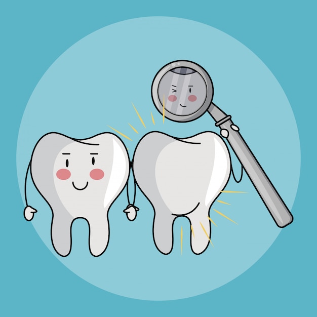 Desenhos de cuidados dentários