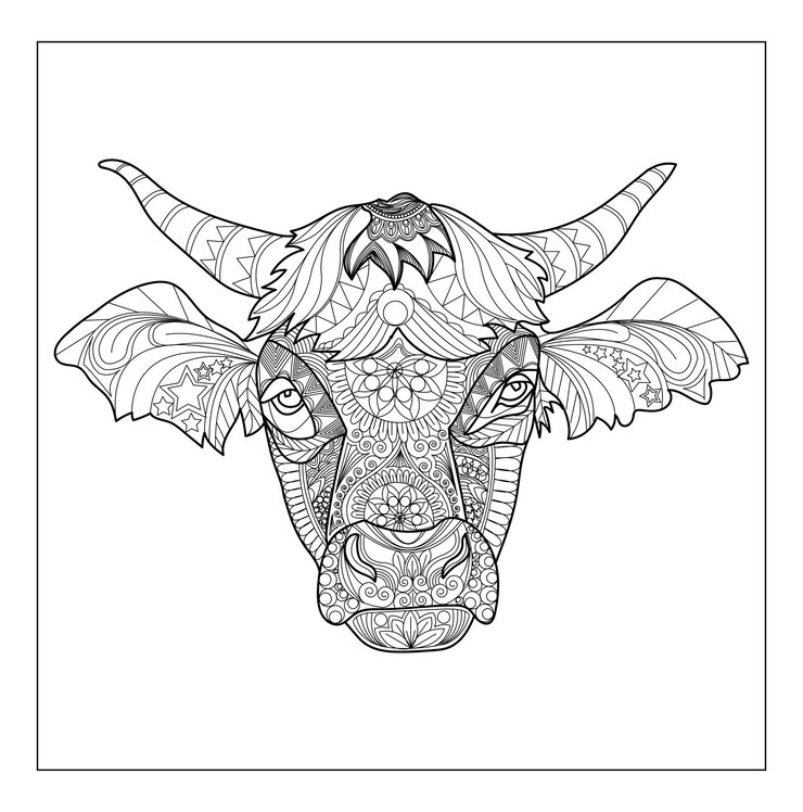 Vetor desenhos de desenhos de animais para colorir para adultos