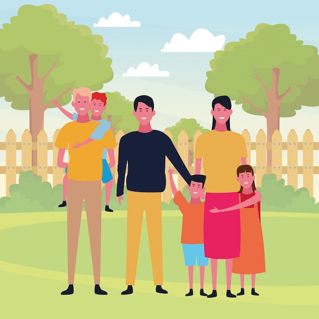 Desenhos de família e crianças