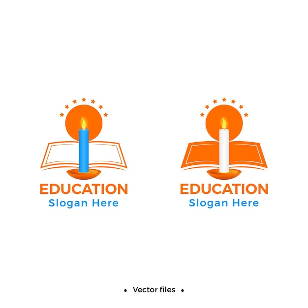 Vetor desenhos de logos de educação