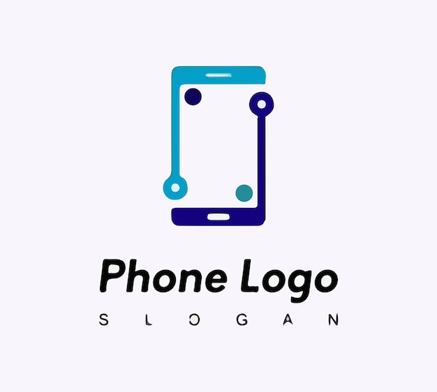 Vetor desenhos de logotipo de loja de telefones modernos desenhos de logotipo de telefones vetoriais.