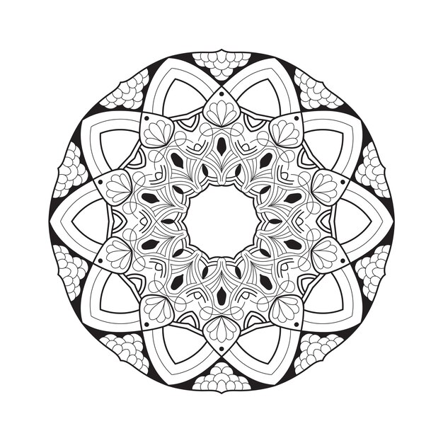 Desenhos de mandala para colorir para crianças