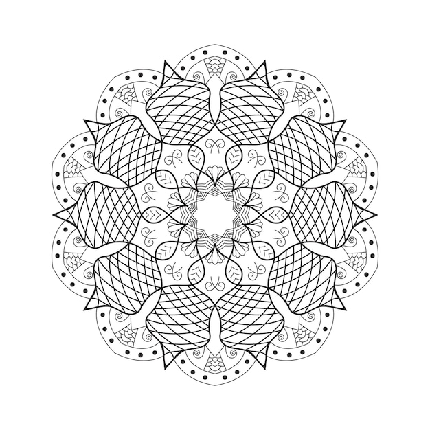 Desenhos de mandala para colorir para crianças