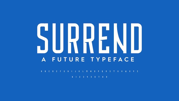 Desenhos de moda de letras fontes de alfabeto modernas tecnologia tipografia vetor de maiúsculas futuristas