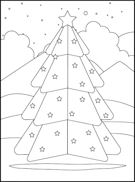 Desenhos de natal para colorir para crianças