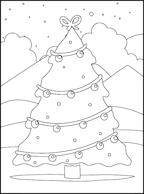 Desenhos de natal para colorir para crianças