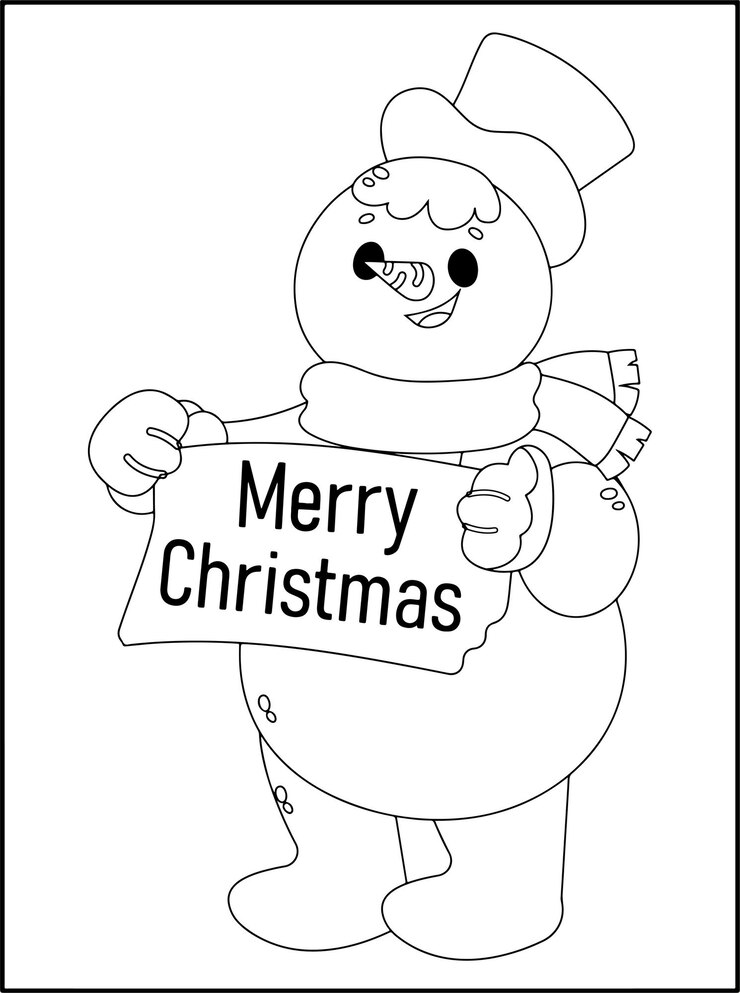 Desenhos de Natal para Colorir para Crianças