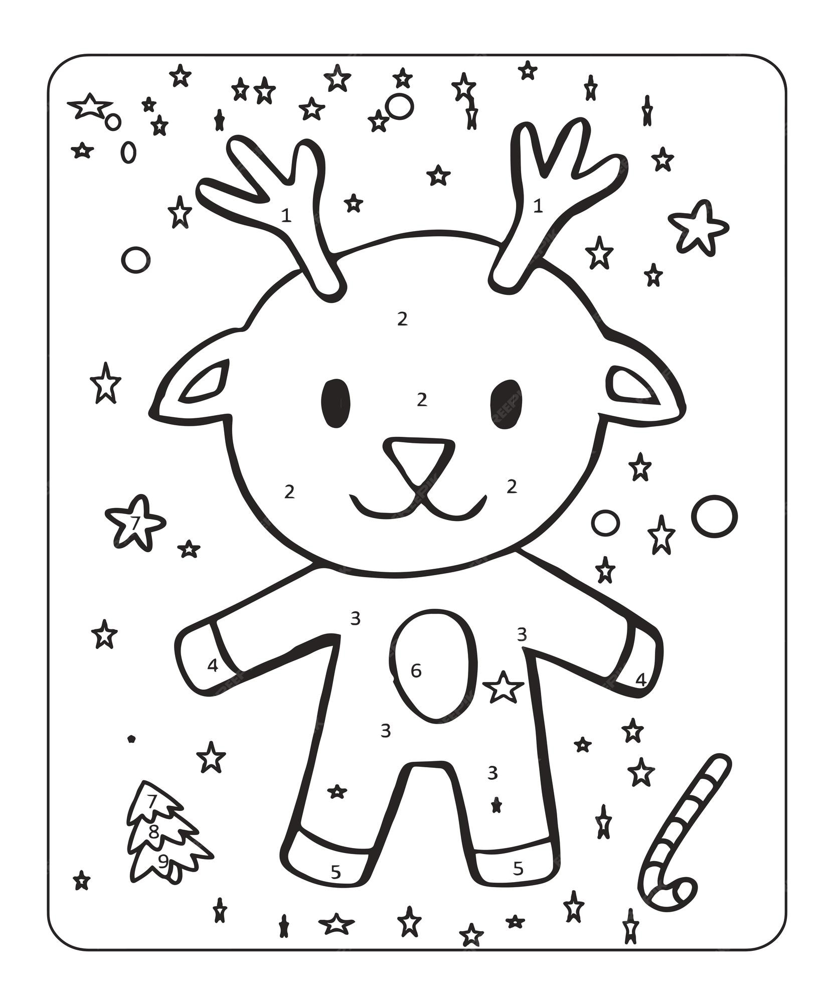 Desenho para Colorir de Natal - Desenho para Colorir