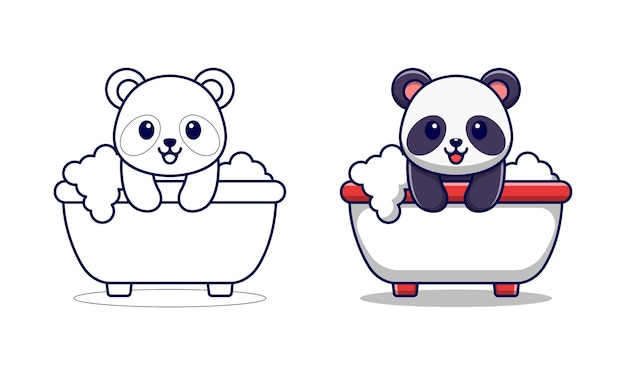 COMO DESENHAR E COLORIR UM PANDA FOFO KAWAII 