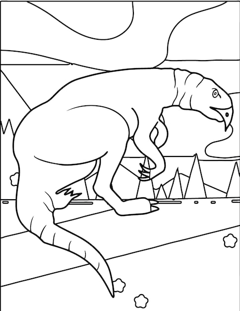 Desenhos engraçados de dinossauros para colorir