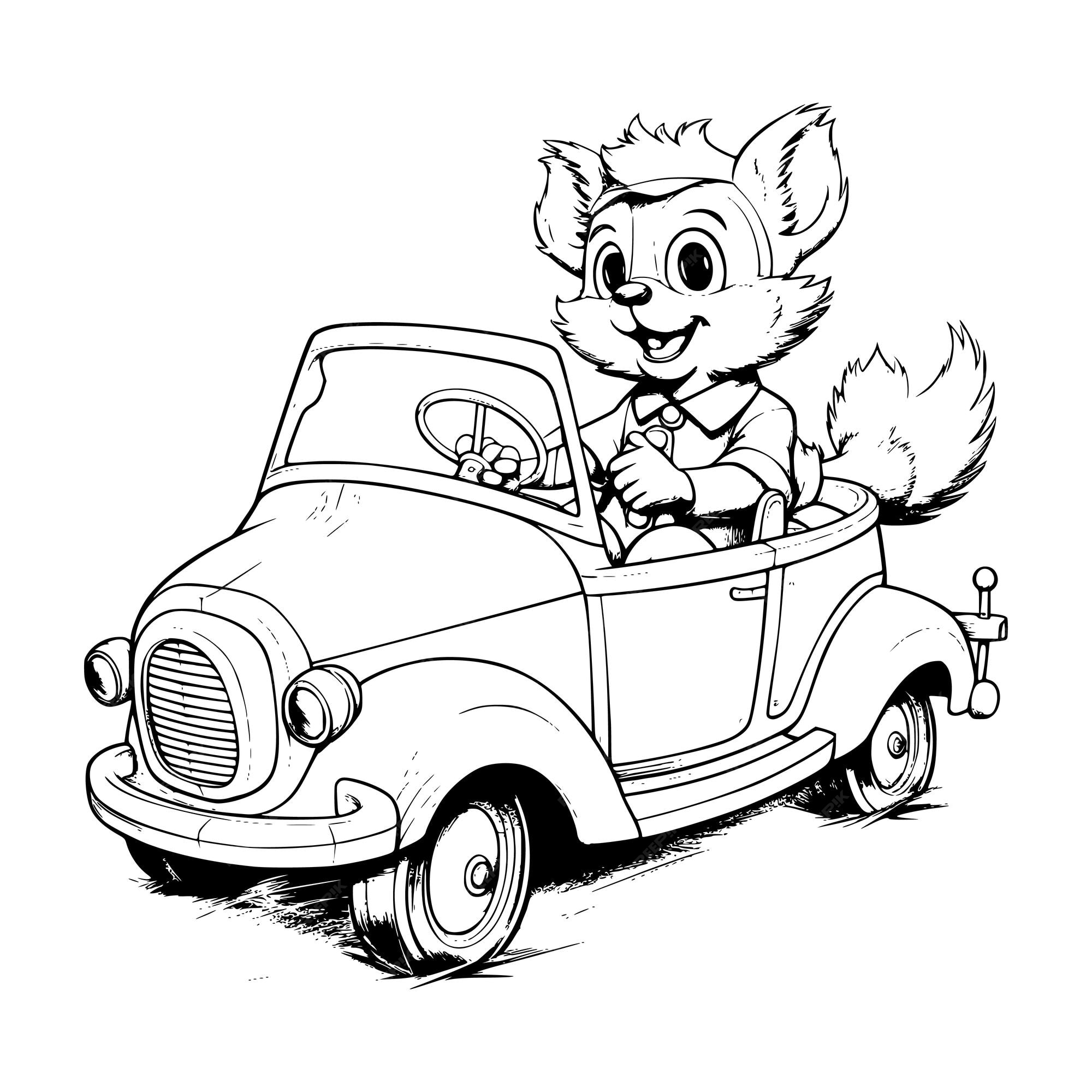 Carros para Colorir - Desenhos para Imprimir e Colorir