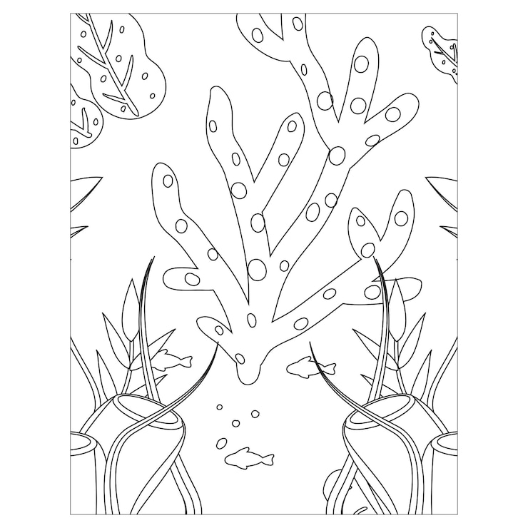 Vetor desenhos para colorir de animais marinhos para imprimir para crianças