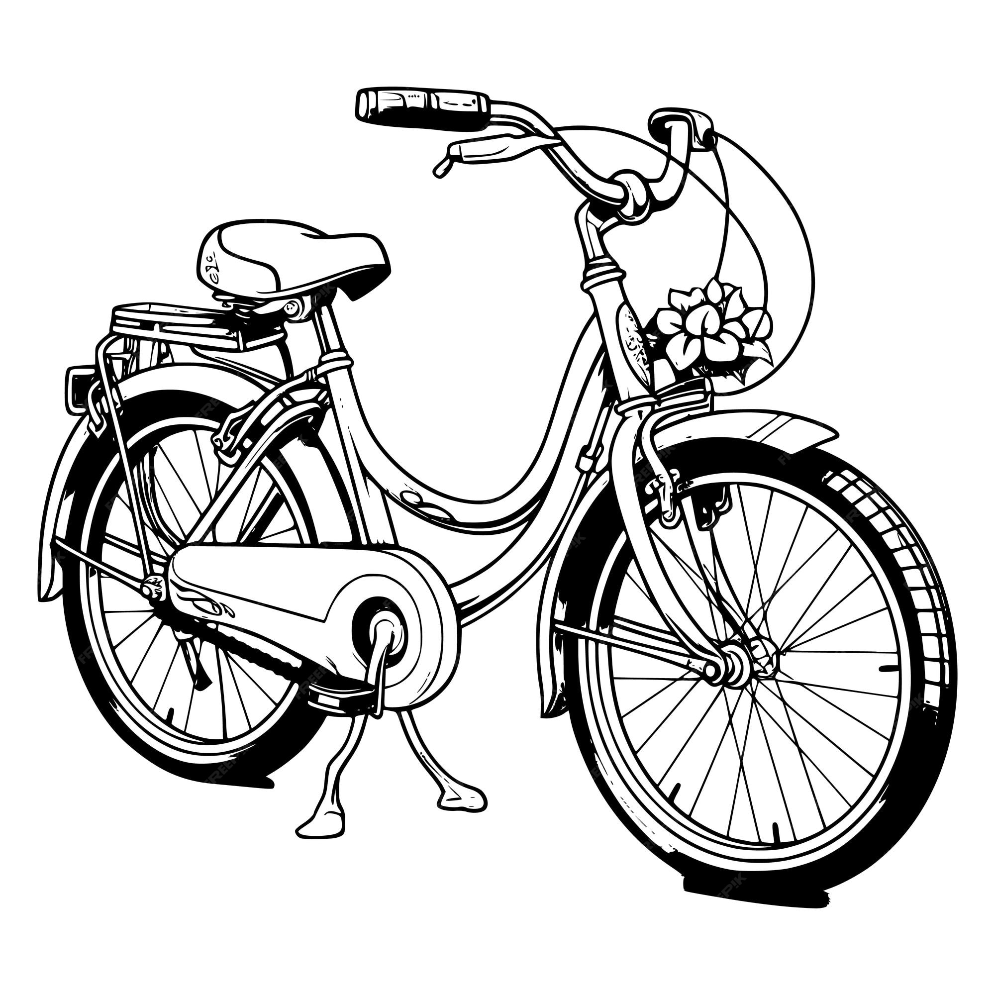 Desenho de Bicicleta para Colorir - Colorir.com