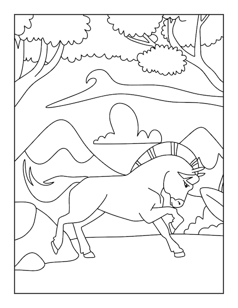 Desenhos para colorir de cavalos imprimíveis para crianças