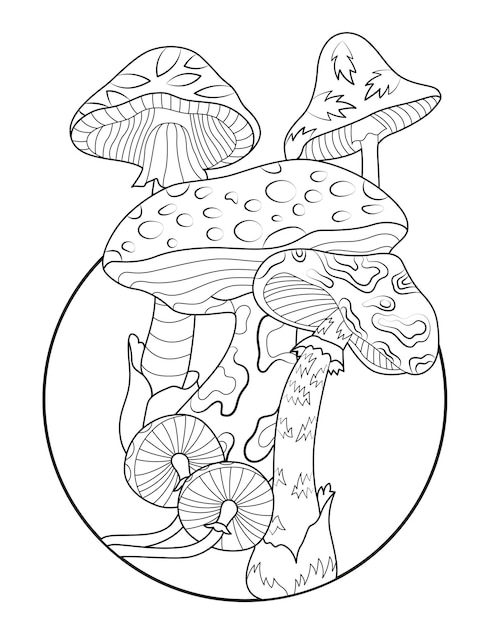 Desenhos para Colorir: Desenho de Cogumelo para salvar, imprimir e pintar,  colorir desenhos infantis de cogumelos.