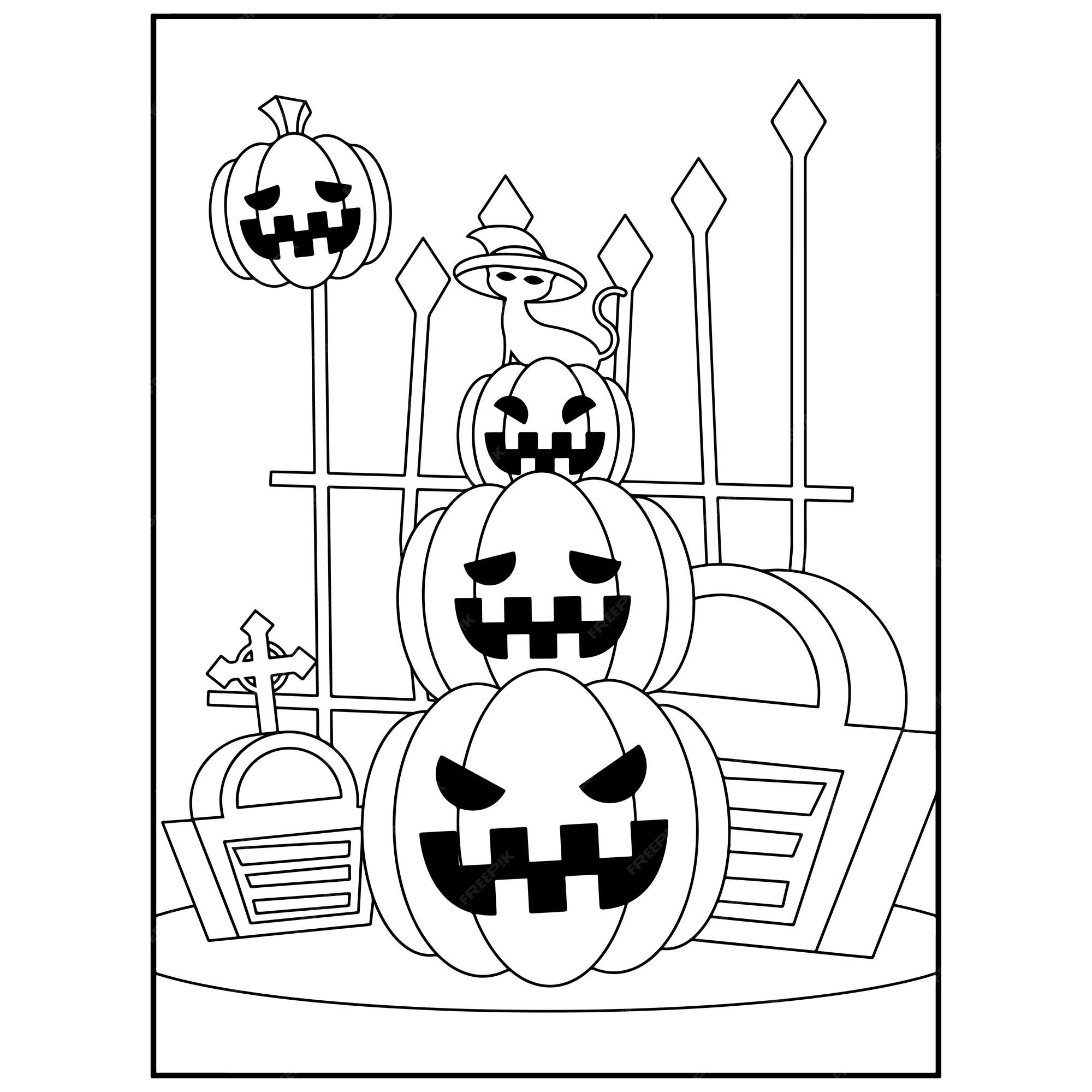 🎃DESENHO DE COLORIR DE HALLOWEEN PARA CRIANÇAS🎃