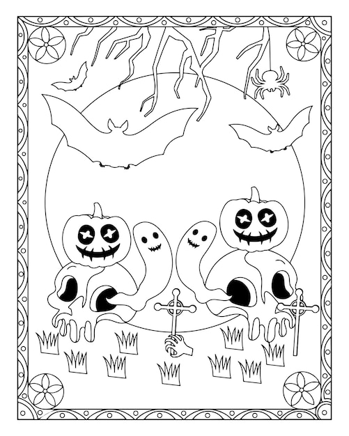 Halloween para colorir 63 –  – Desenhos para Colorir