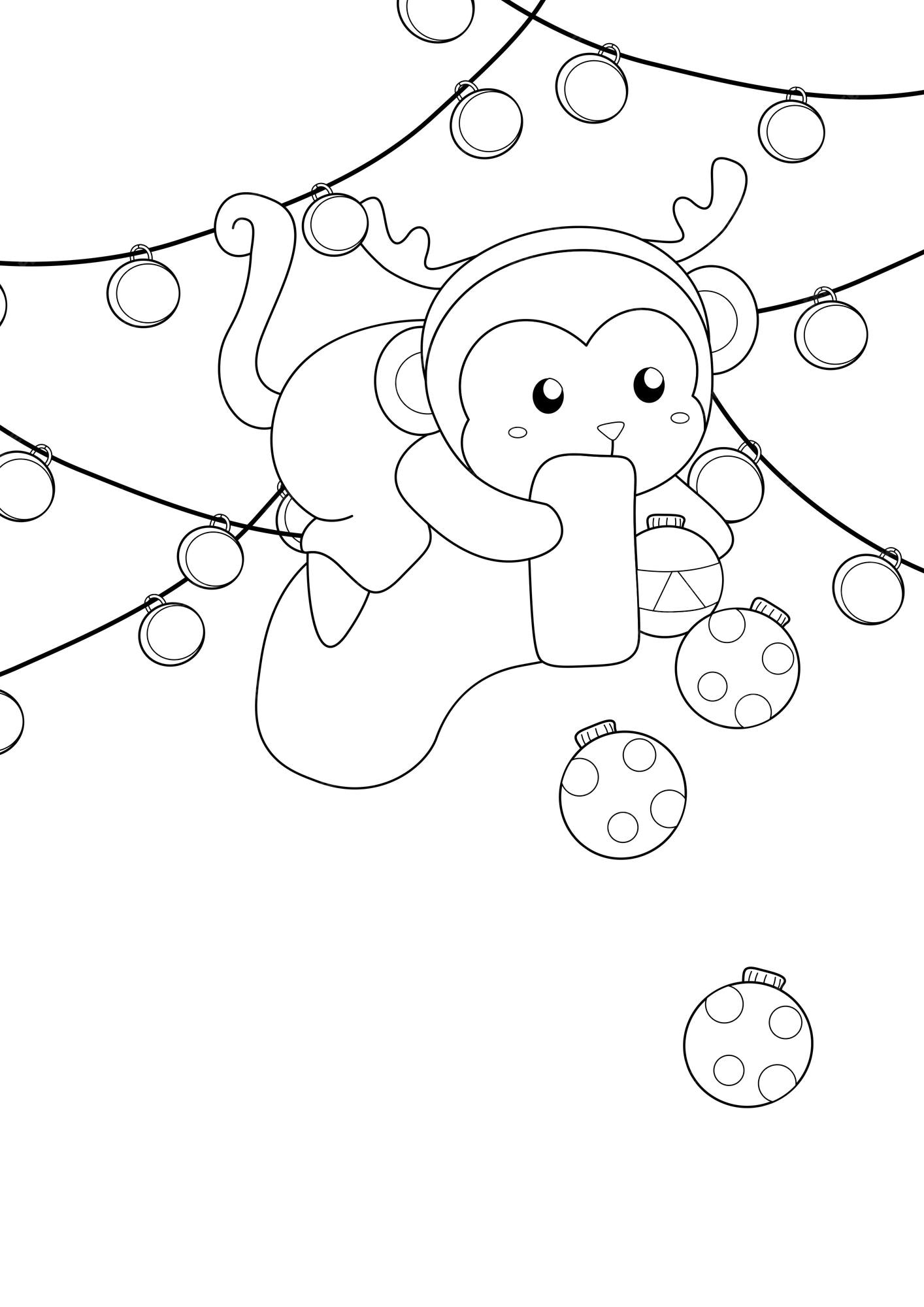 Desenho de Macaco Para Colorir - Tem Pra Adultos e Crianças!