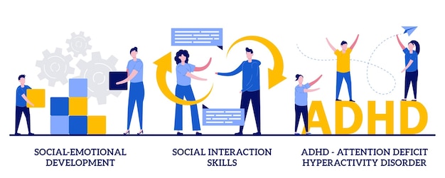 Desenvolvimento socioemocional, habilidades de interação social, transtorno de déficit de atenção e hiperatividade