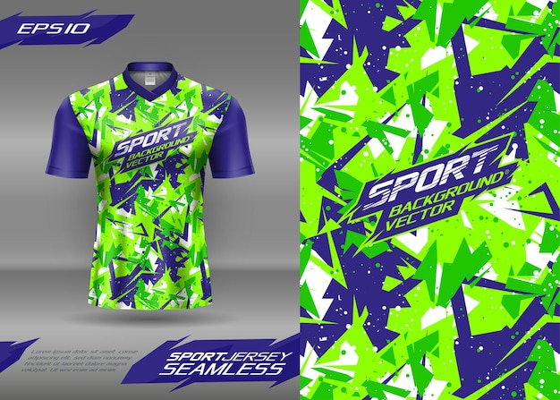 Vetor design abstrato de esportes de tecido sem costura para jogos de corrida de camisa de futebol motocross ciclismo