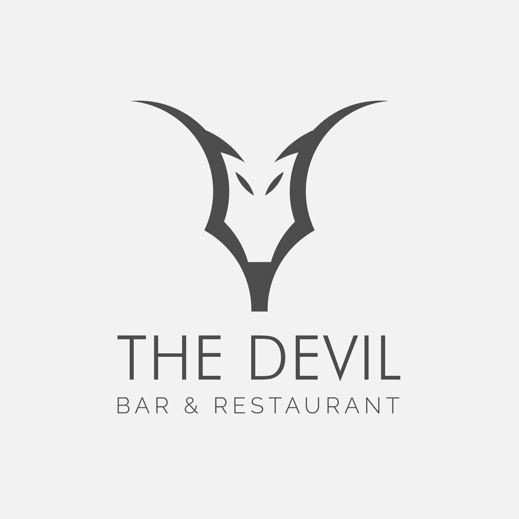 Design criativo de logotipo de bar e restaurante