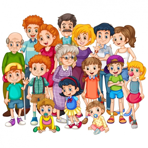 design da família Colorido