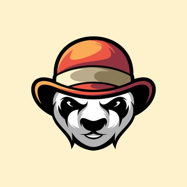 Design da mascote da panda