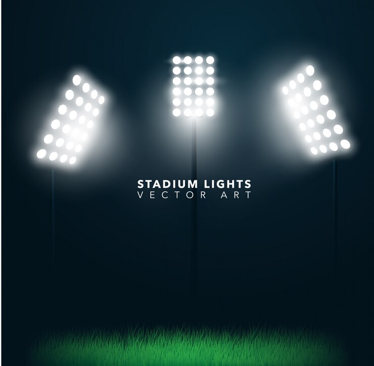 Vetor design das luzes staidum