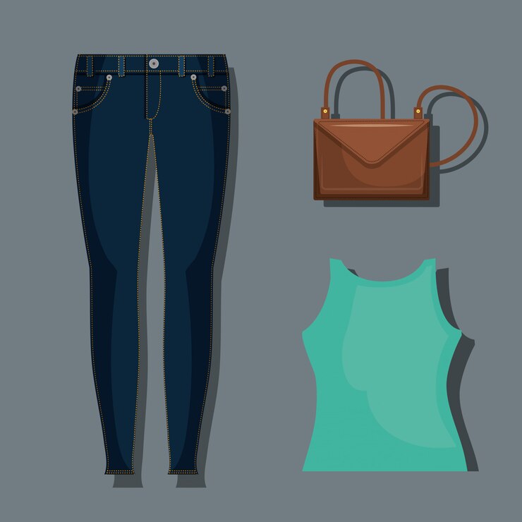 Vetor design de acessórios femininos