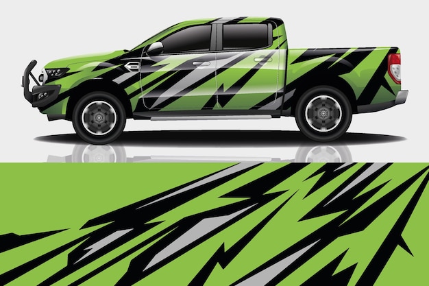 Design de adesivo de carro de caminhão