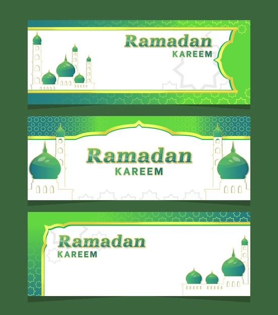 Design de banner com fundo do ramadã para modelos de celebração ou evento