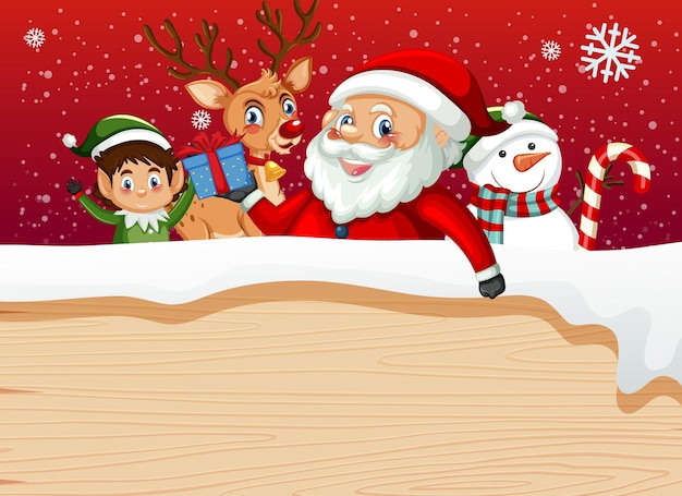 Design de banner de natal vazio