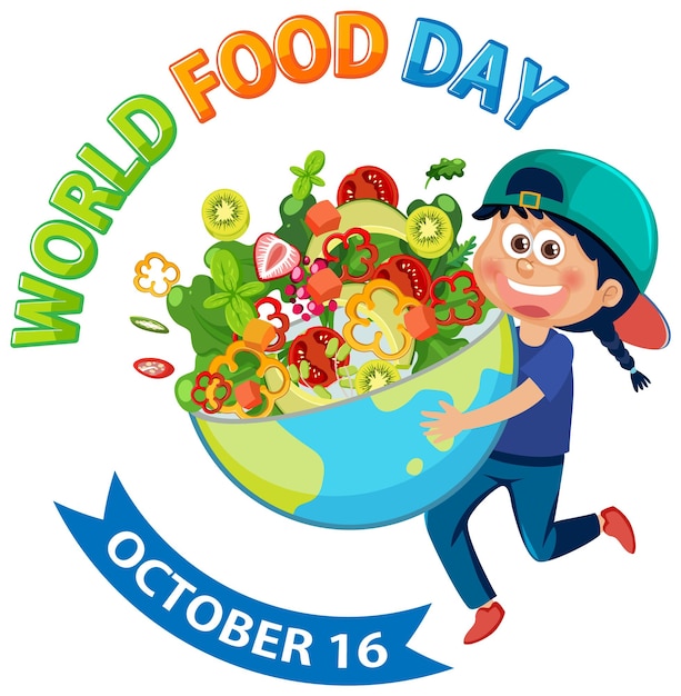 Design de banner do dia mundial da comida