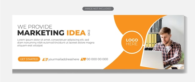 design de banner web de negócios modernos vetor premium