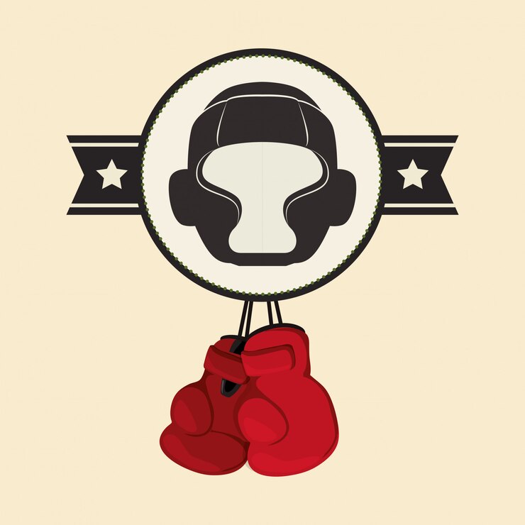 Vetor design de boxe