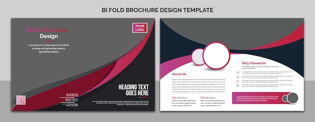 Vetor design de brochura criativo e moderno